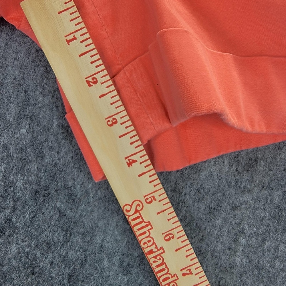 Express Editor Shorts Womens 4 Coral Cuffed Chino Mid Rise Stretch Vacation - Picture 11 of 15